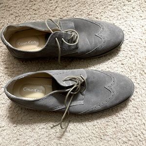 Men suede leather shoes